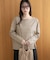 WEB限定／ボーダーワイドドロップトップス