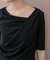 WEB限定／タックアシメフライスカットデザイントップス