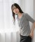 WEB限定／タックアシメフライスカットデザイントップス