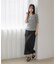 WEB限定／タックアシメフライスカットデザイントップス