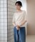 WEB限定／タックアシメフライスカットデザイントップス