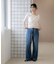 WEB限定／タックアシメフライスカットデザイントップス