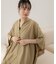 WEB限定／多機能素材 バンドカラーワイドチュニックシャツワンピース