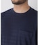 リブボーダーポケットTシャツ 半袖