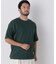 リブボーダーポケットTシャツ 半袖