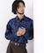 EDITORIAL PRINT レギュラーカラーシャツ