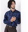 EDITORIAL PRINT レギュラーカラーシャツ