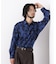 EDITORIAL PRINT レギュラーカラーシャツ