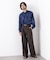 EDITORIAL PRINT レギュラーカラーシャツ