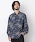 EDITORIAL PRINT レギュラーカラーシャツ