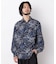 EDITORIAL PRINT レギュラーカラーシャツ