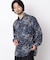 EDITORIAL PRINT レギュラーカラーシャツ