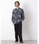 EDITORIAL PRINT レギュラーカラーシャツ
