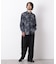 EDITORIAL PRINT レギュラーカラーシャツ