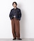 ｢OtoNANO｣大人のワイドパンツ TRクリアツイルワイドイージーパンツ