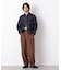 ｢OtoNANO｣大人のワイドパンツ TRクリアツイルワイドイージーパンツ