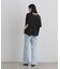 前後2wayバックボタンワイドドロップブラウス