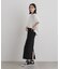 前後2wayバックボタンワイドドロップブラウス