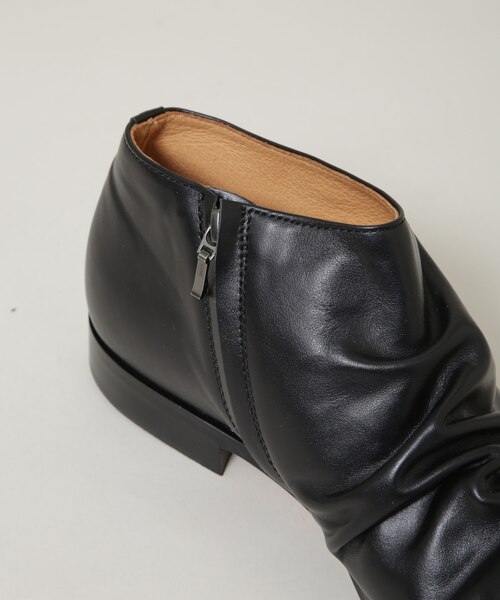 PADRONE THE STANDARD LINE／別注SHORT SIDE ZIP BOOTS／ショート
