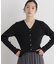 CICA&UVカット加工Vネックリブカーディガン