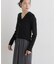 CICA&UVカット加工Vネックリブカーディガン