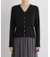 CICA&UVカット加工Vネックリブカーディガン