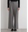 シャンブレーシャークスキンタックセミワイドパンツ(セットアップ可)