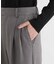 シャンブレーシャークスキンタックセミワイドパンツ(セットアップ可)