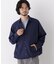「OtoNANO」2WAYコーチシャツ スーピマコットンタイプライター／ストライプ