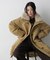 「STEVELOUR」「西川ダウン(R)」ファー付きコート