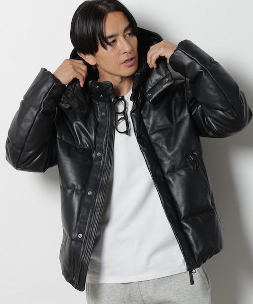 西川ダウン(R)」ラムレザーG2ダウン｜ナノ・ユニバースの通販｜&mall
