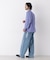 「OtoNANO」大人のワイドデニムパンツ