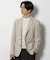 ｢DamerinoJacket｣ カシミヤミックスウォッシャブルツイードジャケット