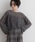 ヘアリーレースニットプルオーバー