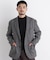 「DamerinoJacket」LANATEC(R) グレンチェックツイードジャケット