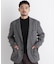 「DamerinoJacket」LANATEC(R) グレンチェックツイードジャケット