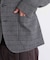 「DamerinoJacket」LANATEC(R) グレンチェックツイードジャケット