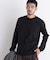 「FORMAL JERSEY」モックネックカットソー長袖