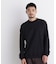「FORMAL JERSEY」モックネックカットソー長袖