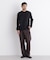 「FORMAL JERSEY」モックネックカットソー長袖