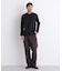 「FORMAL JERSEY」モックネックカットソー長袖