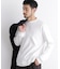 「FORMAL JERSEY」モックネックカットソー長袖