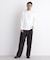 「FORMAL JERSEY」モックネックカットソー長袖