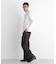 「FORMAL JERSEY」モックネックカットソー長袖