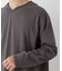 「surplus」デザインヘンリーネックTシャツ 長袖