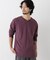 「surplus」デザインヘンリーネックTシャツ 長袖