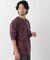 「surplus」デザインヘンリーネックTシャツ 長袖