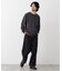 ソフトメランジクルーネックTシャツ 長袖