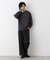 ソフトメランジクルーネックTシャツ 長袖