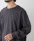 ソフトメランジクルーネックTシャツ 長袖